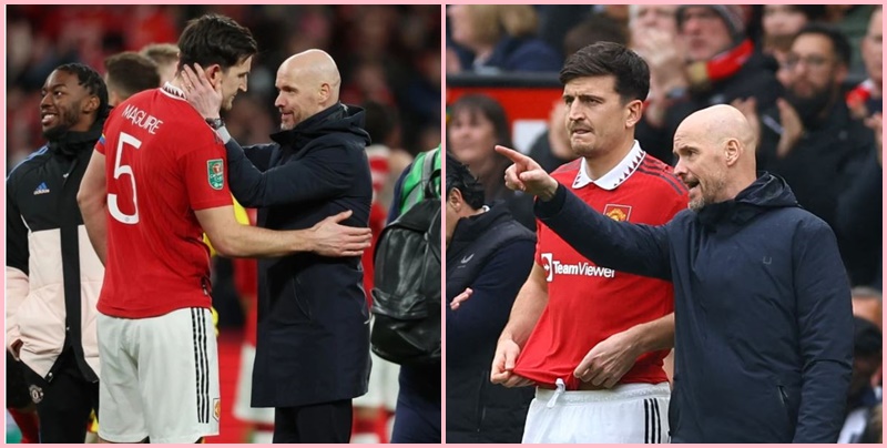 Ten Hag đã không đăng ký Maguire cho trận gặp Tot